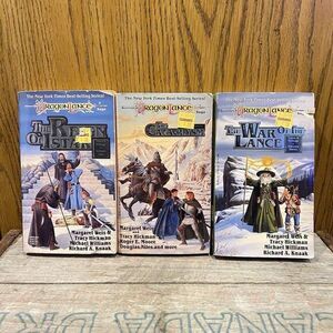 DragonLance Tales II Trilogy Paperback LOT Volume 1‎ 2 & 3 Weis Hickman Knaak